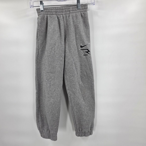 NIKE 3 BRAND JOGGER SWEATPANTS YOUTH SMALL BUNDLE OF 2 RUSSELL WILSON GRAY BLUE - Picture 6 of 12